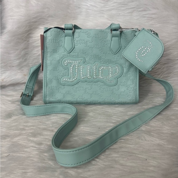Juicy Couture Handbags - Juicy Couture Green Crossbody Bag with Adjustable Strap